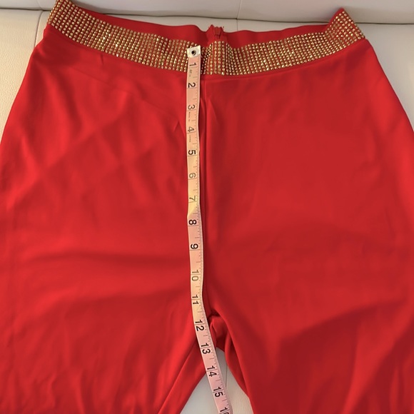 Bandage Set 2 Pieces Strap Sleeveless Bustiers And Long  Trousers - Picture 13 of 14